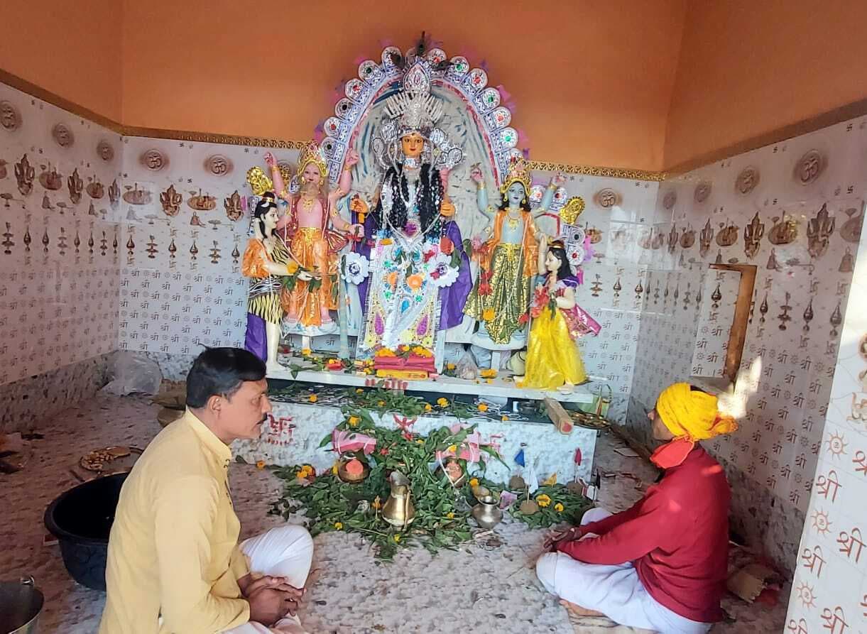 भगवती अन्नपूर्णा देवी की पूजा अर्चना से माहौल भक्तिमय