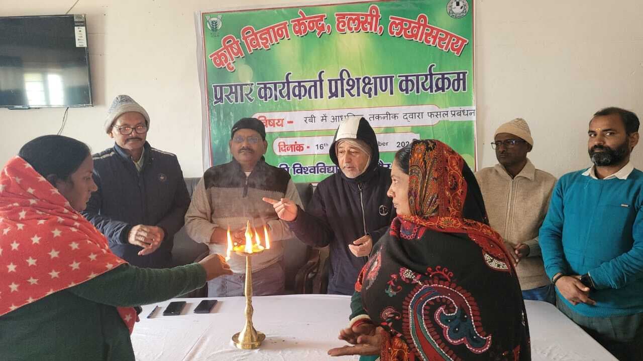 बीआरपी महिला कार्यकर्ताओं को दिया आधुनिक खेती का प्रशिक्षण