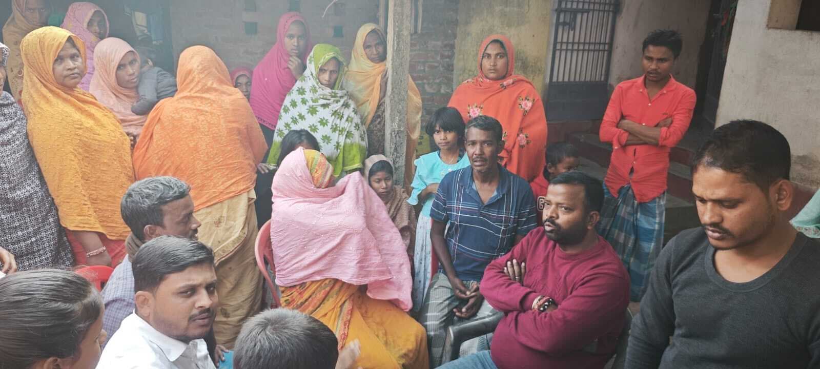 शोकाकुल परिजनों को दिया हरसंभव सहयोग का भरोसा