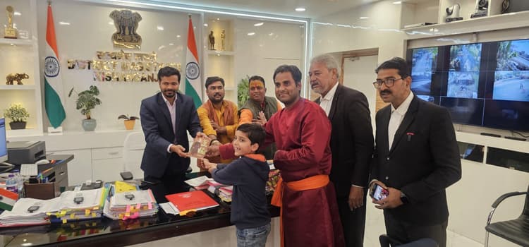 विवेकानंद ज्ञान ज्योति यात्रा के किशनगंज पहुंचने पर हुआ भव्य स्वागत