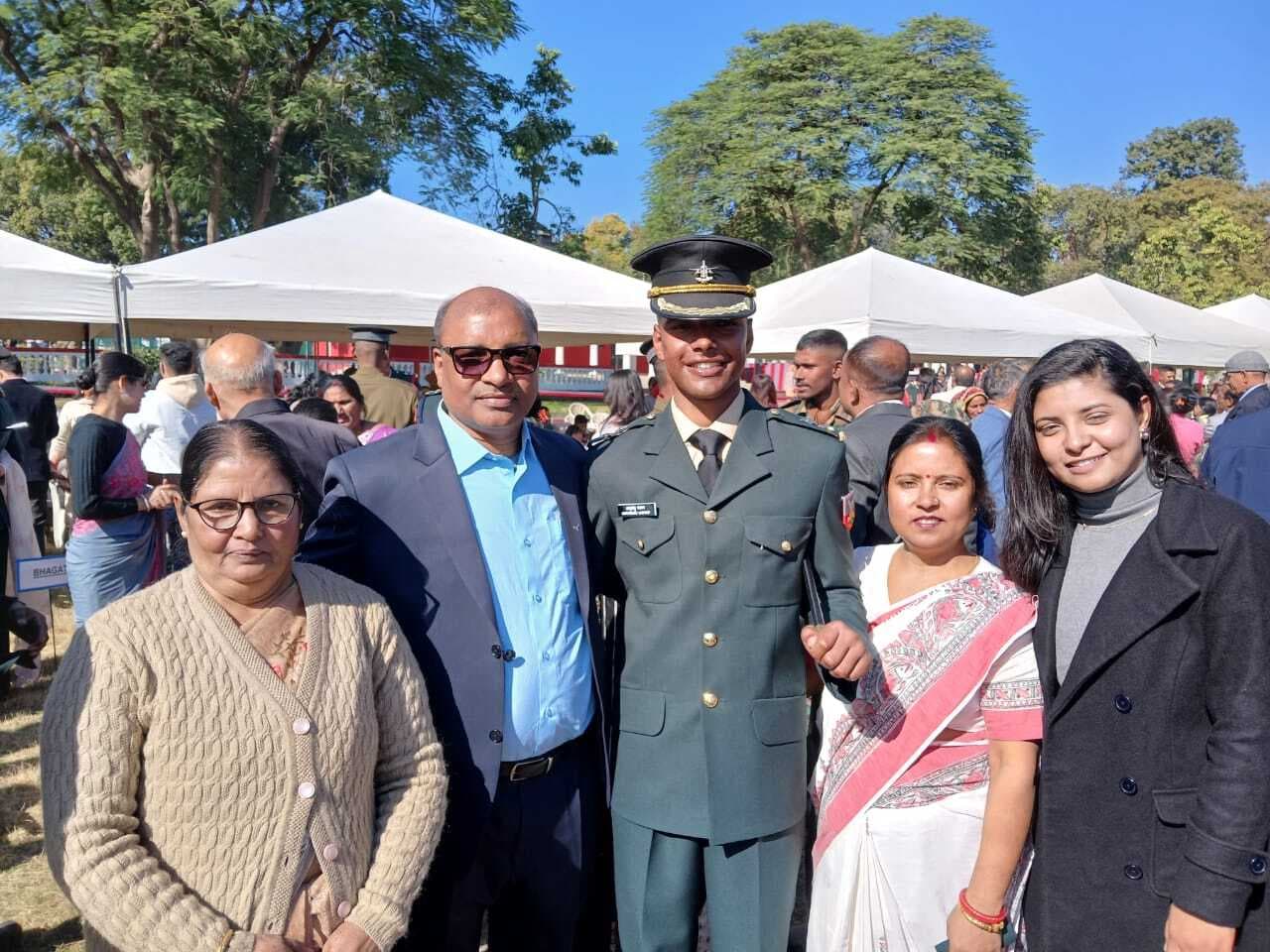 लाडले को देश की सेवा में समर्पित कर चौड़ा हुआ सीना