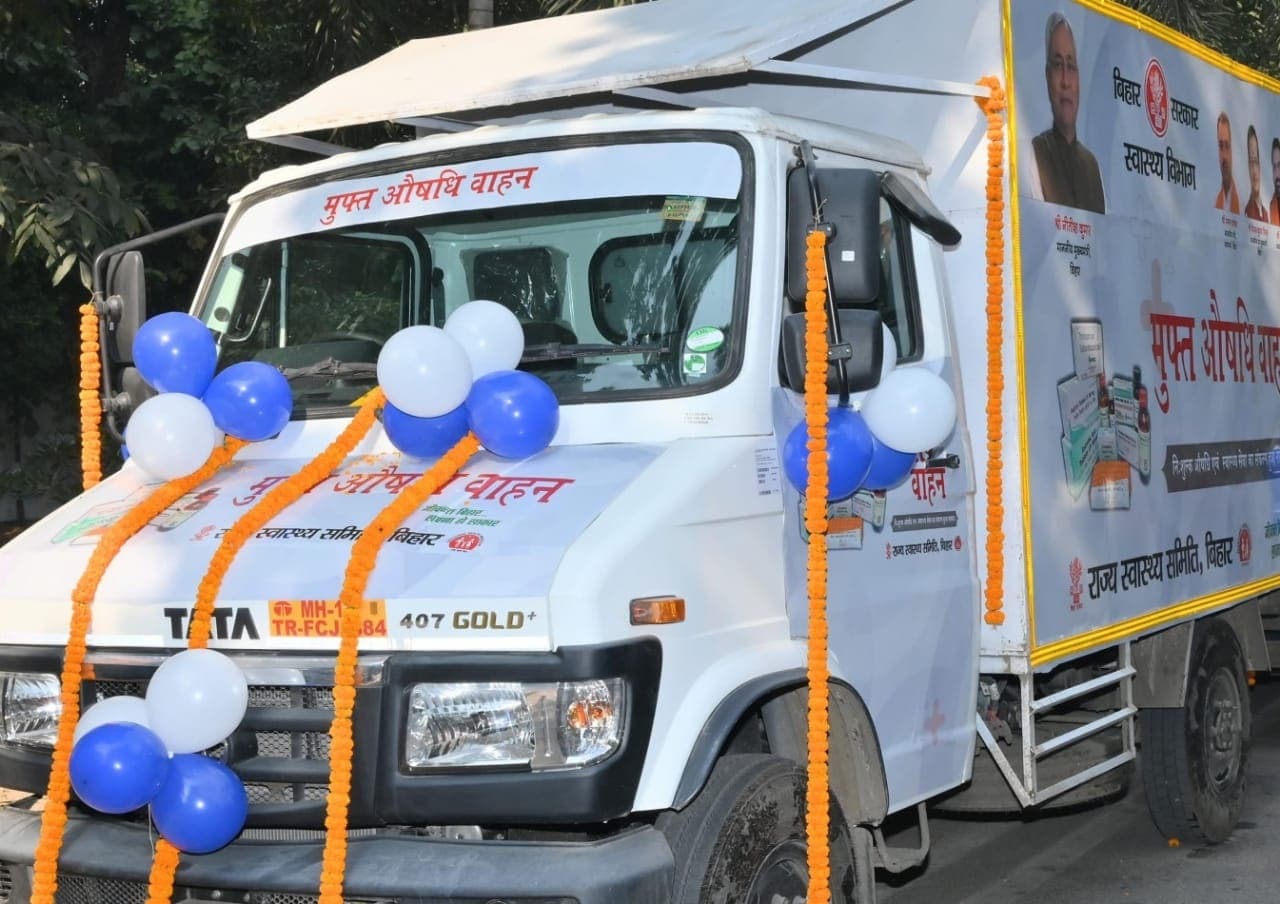 प्रखंडों तक दवा उपलब्ध कराने के लिए जिले को मिला मुफ्त औषधि वाहन