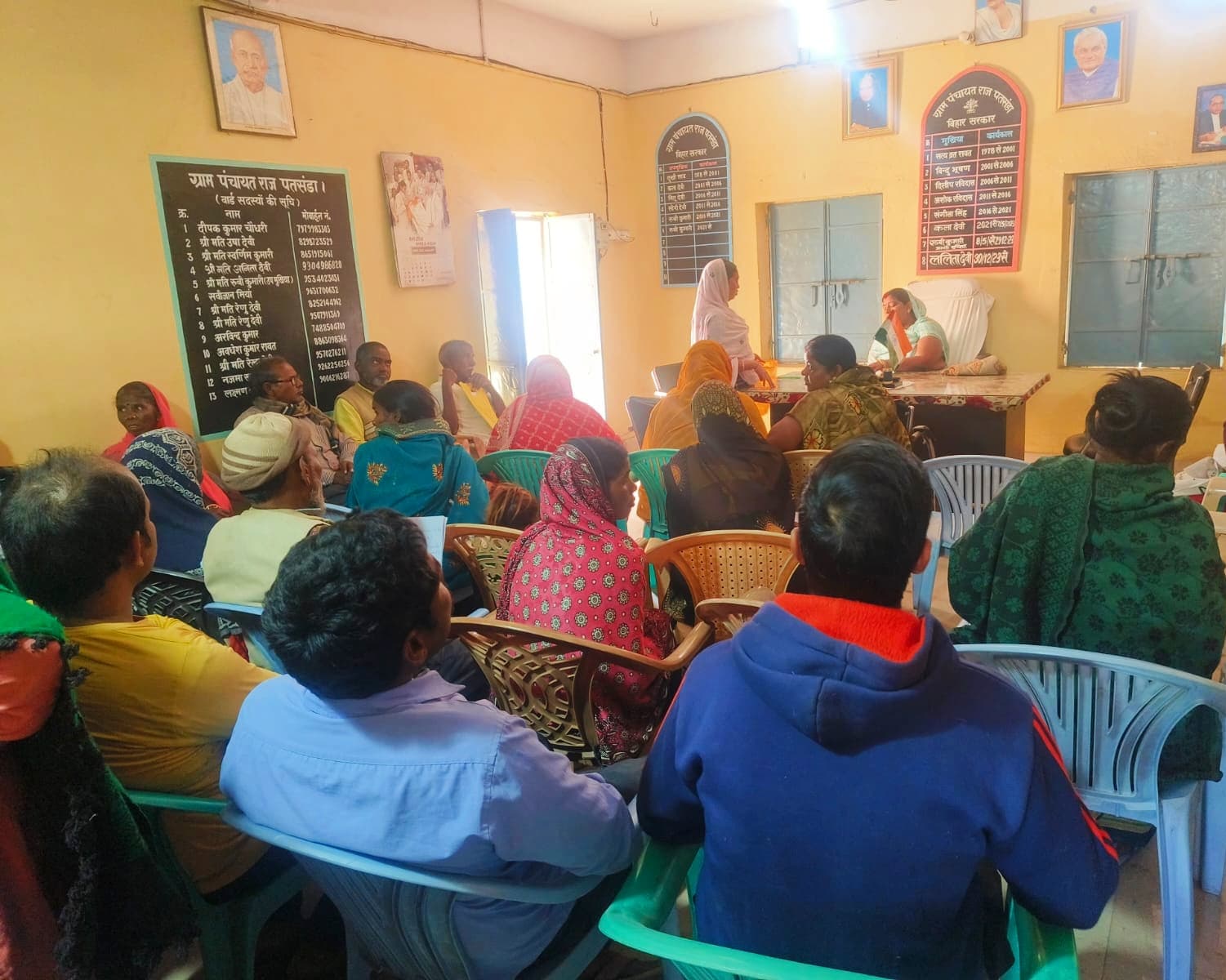 जीपीडीपी योजनाओं के चयन को ले हुई ग्राम सभा