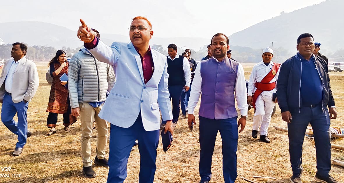 राजगीर महोत्सव : 24 घंटे के भीतर बचे कार्यों को पूरा करने का आदेश