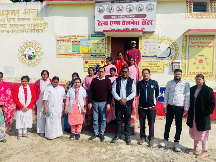 इन्क्वास के कार्यों को लेकर स्टेट से चयनित असेस्मेन्ट टीम लिया जायजा