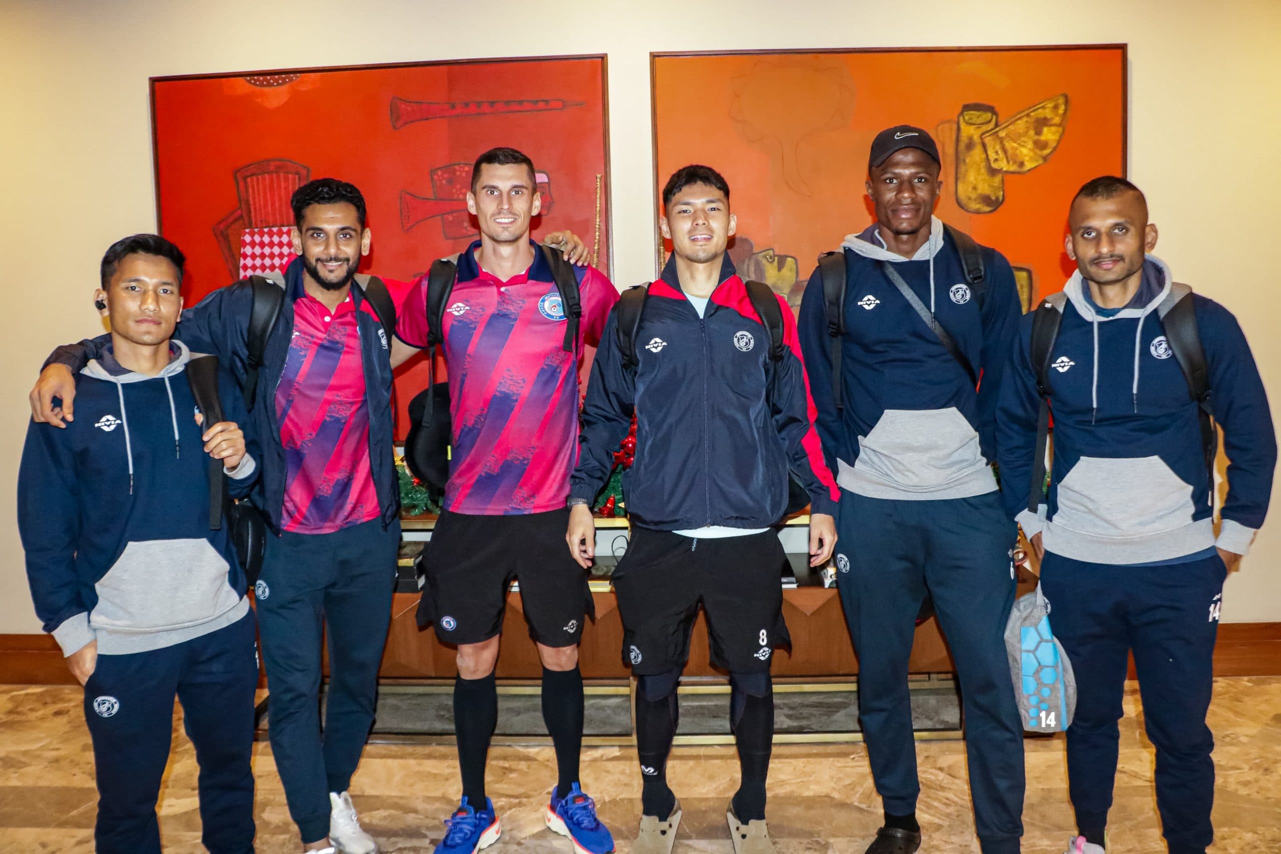 ईस्ट बंगाल से मुकाबले के लिए कोलकाता पहुंची जेएफसी की टीम