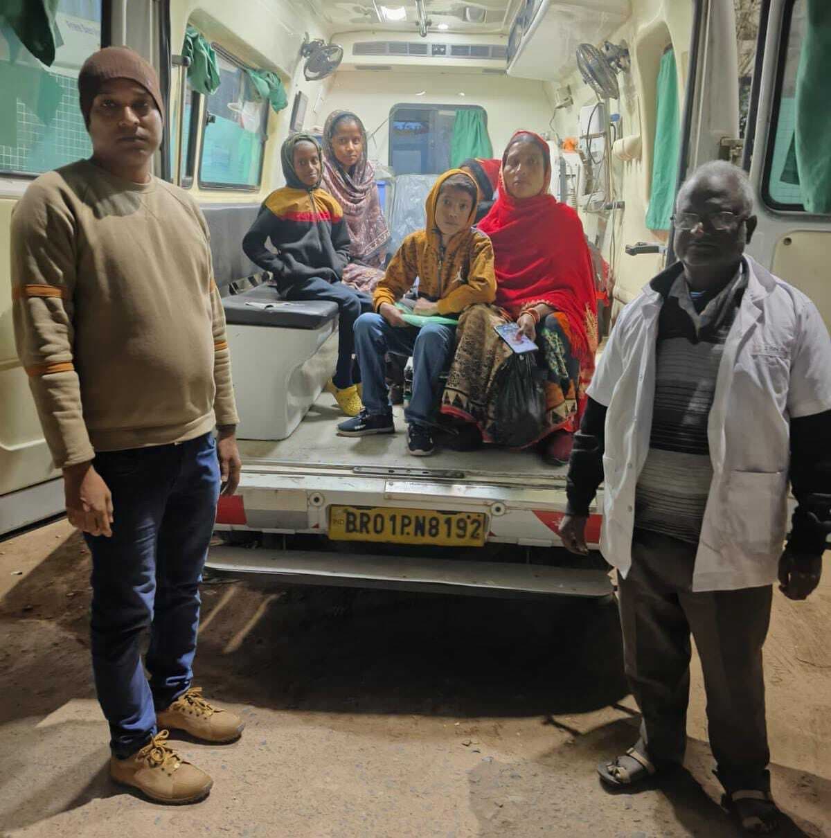 हृदय रोग पीड़ित दो बच्चे को इलाज के लिए  भेजा गया पटना