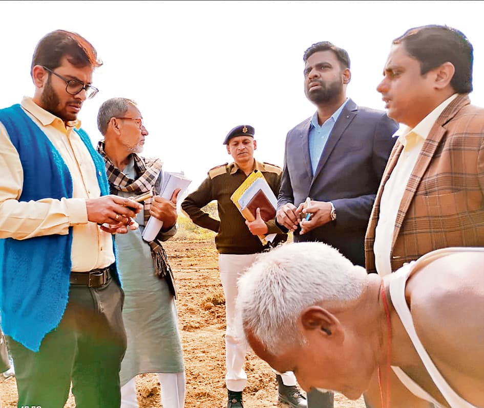 Gaya News : टिकारी क्षेत्र में एनएचएआइ को अधिग्रहित जमीन पर मिला कब्जा