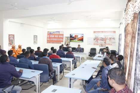 आपदा मित्र, होमगार्ड व अग्निशमन कर्मियों को दिया गया मॉक ड्रिल प्रशिक्षण