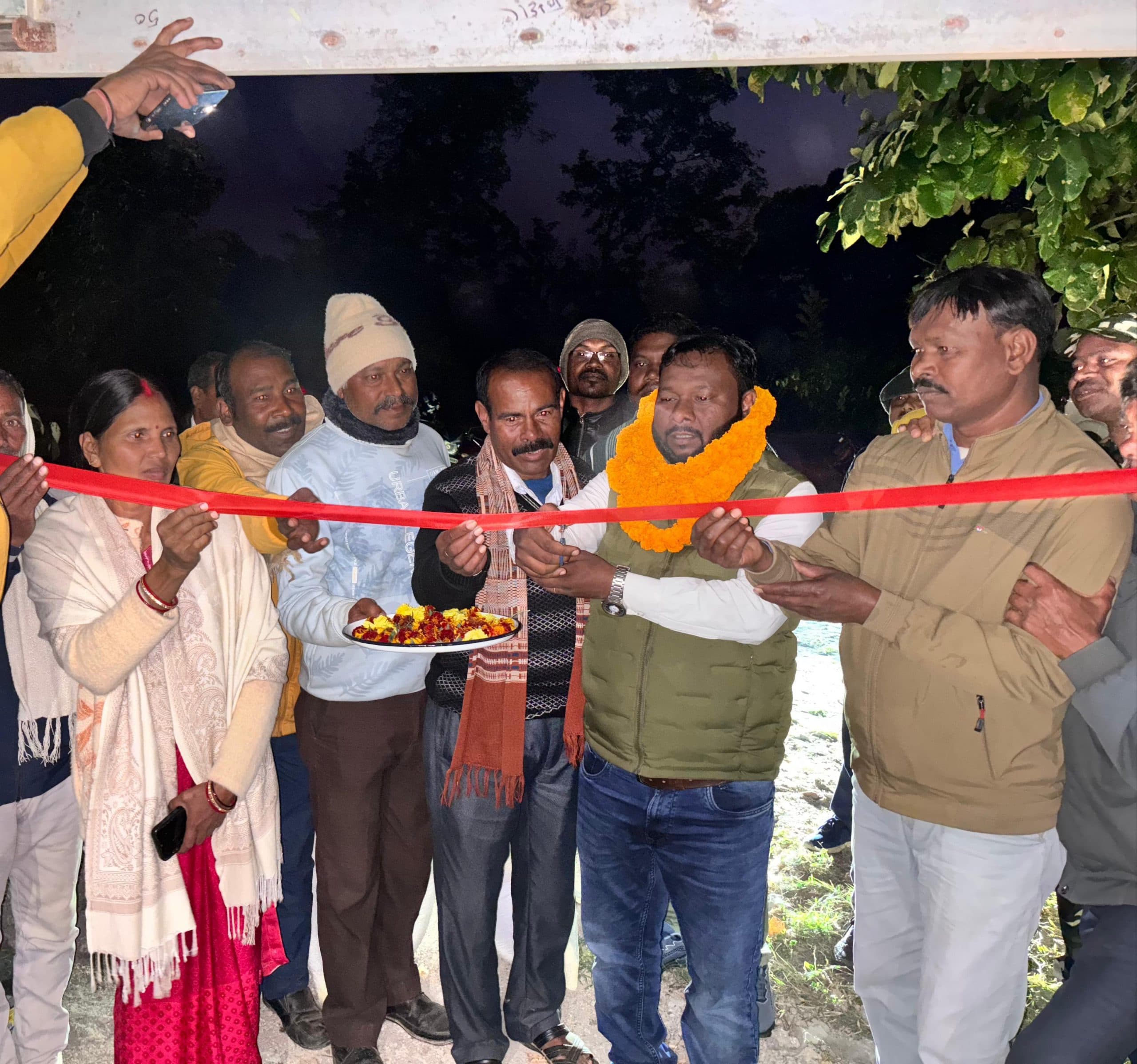 गोविंदपुर में धान अधिप्राप्ति केंद्र का उदघाटन