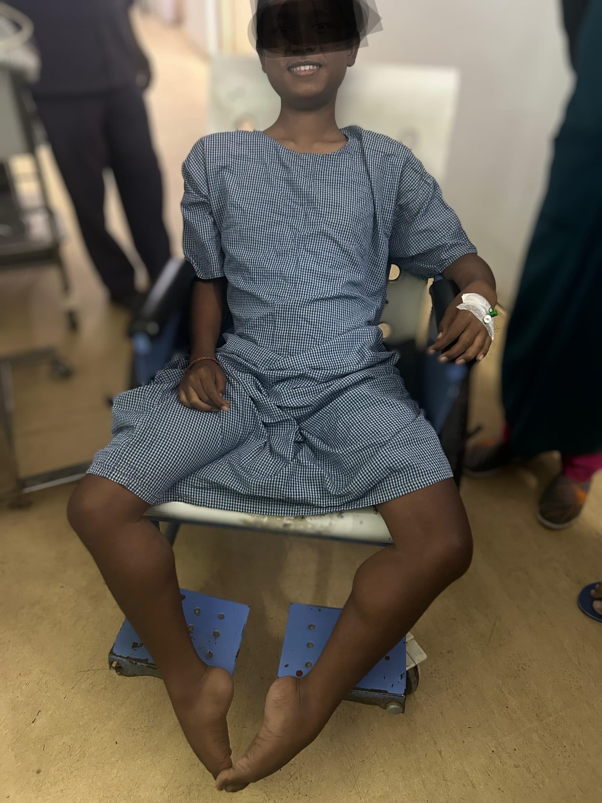 डयुशीन मस्कुलर डिस्ट्राफी से ग्रस्त बच्चे का किया गया सफल ऑपरेशन