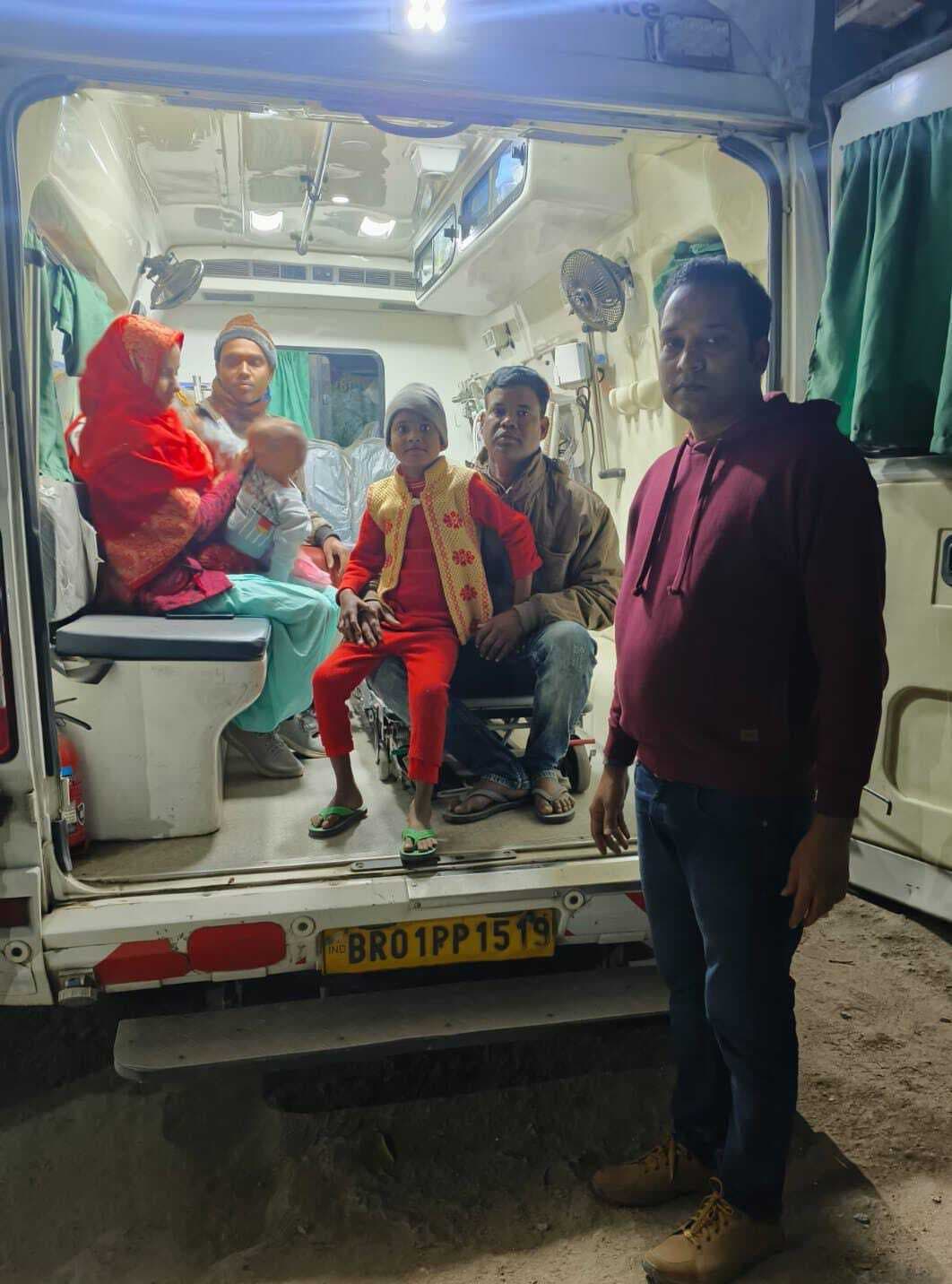 जन्मजात हृदय रोग से पीड़ित दो बच्चों को निःशुल्क सर्जरी के लिए भेजा अहमदाबाद