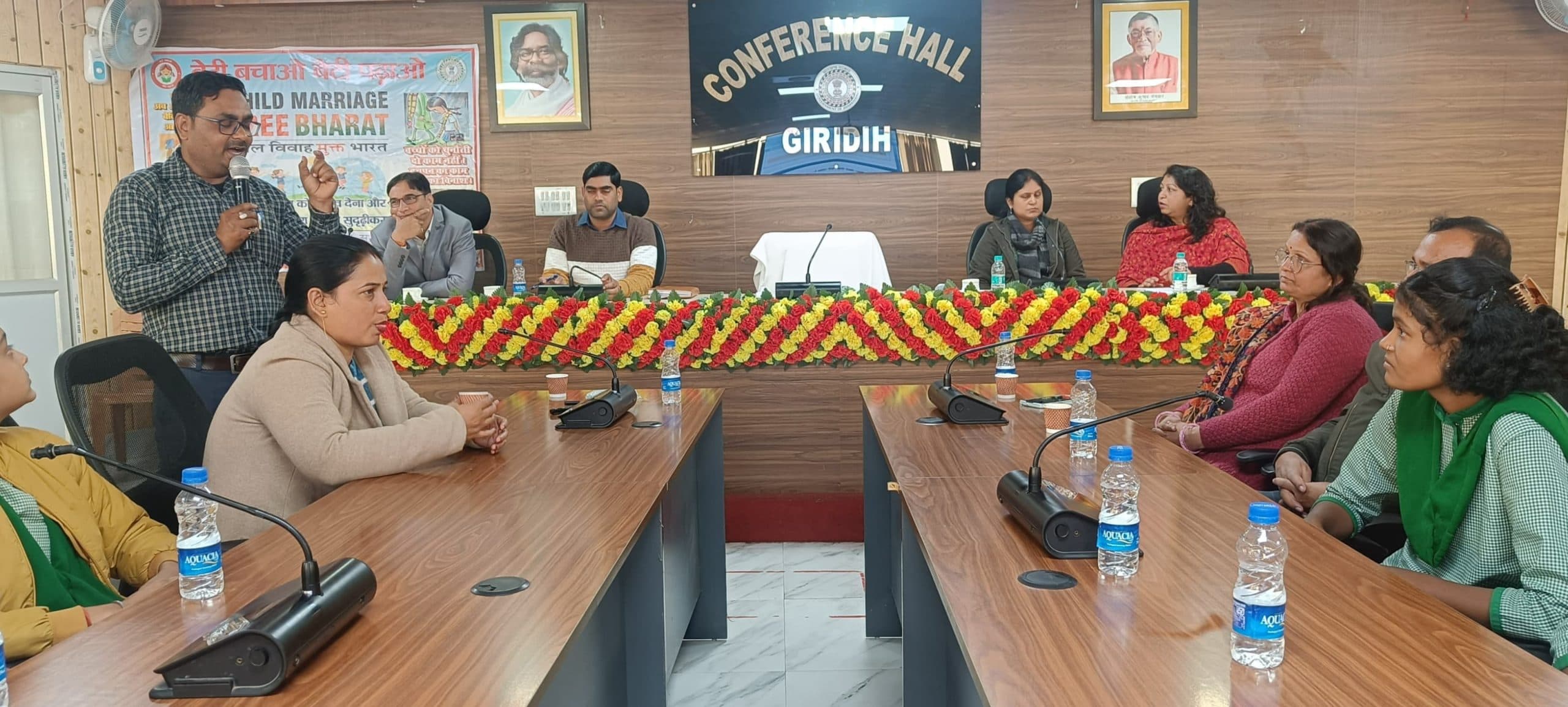 Giridih News :बाल विवाह रोकने की दिलायी गयी शपथ