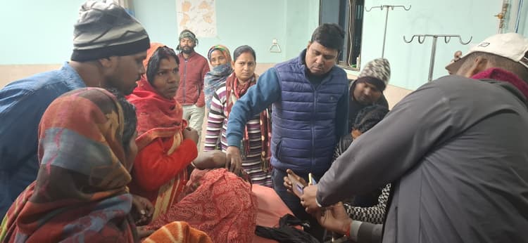 हथियारबंद बदमाशों ने घर में घुसकर की गोलीबारी, एक महिला सहित दो जख्मी