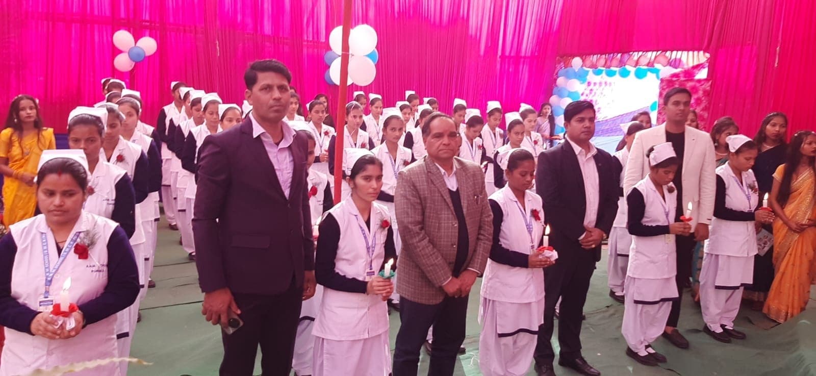 Purnia news : एएनएम कैपिंग सेरेमनी समारोह में 39 छात्राओं ने ली निष्ठा व सेवा की शपथ