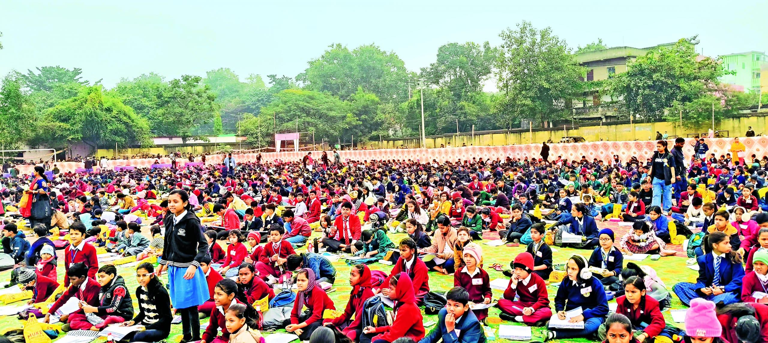 Jamshedpur news. चित्रांकन प्रतियोगिता शामिल हुए 2200 बच्चे