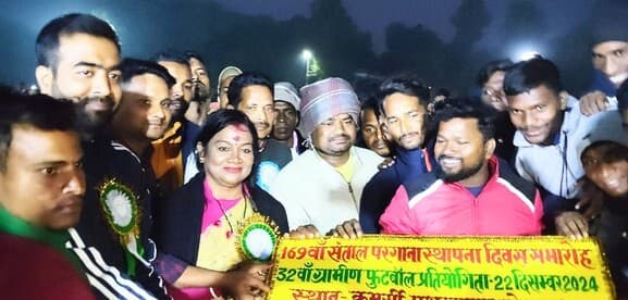 फुटबॉल टूर्नामेंट में विजेता बना सरहद शिकारी गोड्डा