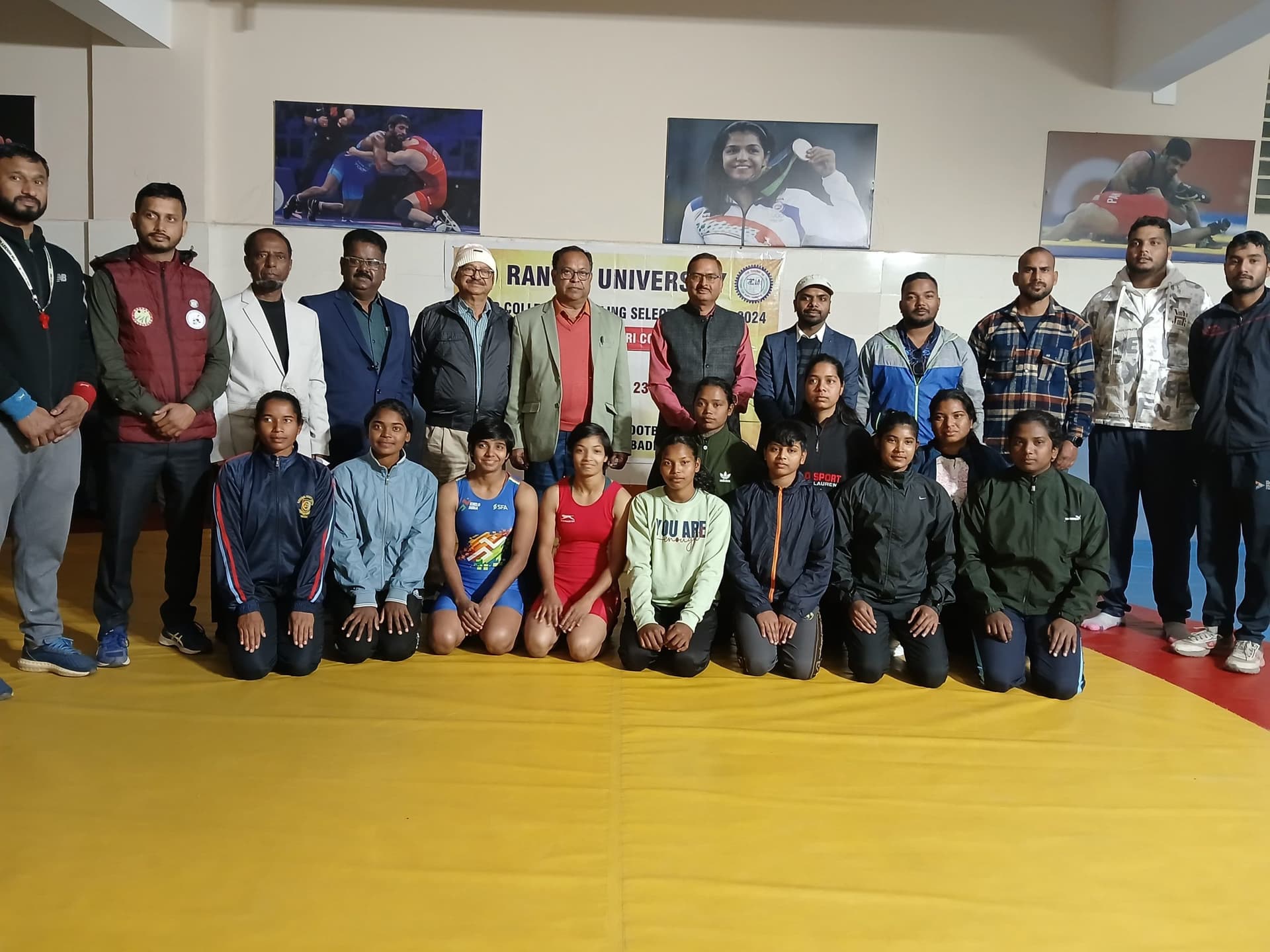 Kusti: मारवाड़ी कॉलेज ने आयोजित किया कुश्ती का सलेक्शन ट्रायल