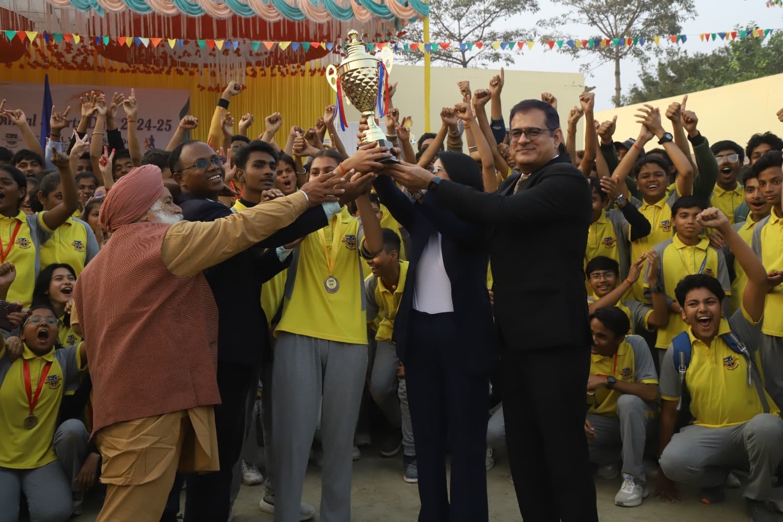 टेऊमल वर्ल्ड स्कूल के छात्र-छात्राओं ने वार्षिक खेल प्रतियोगिता में प्रतिभा दिखायी