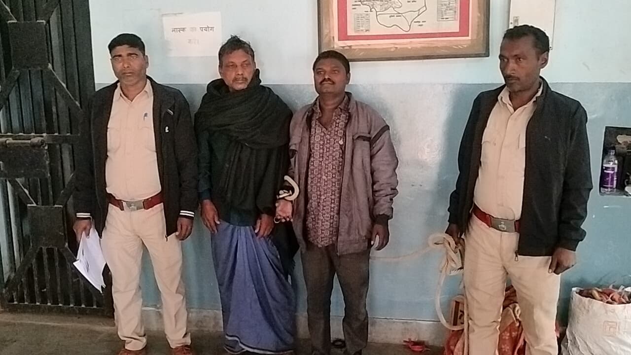 पुलिस ने दो वारंटियों को किया गिरफ्तार