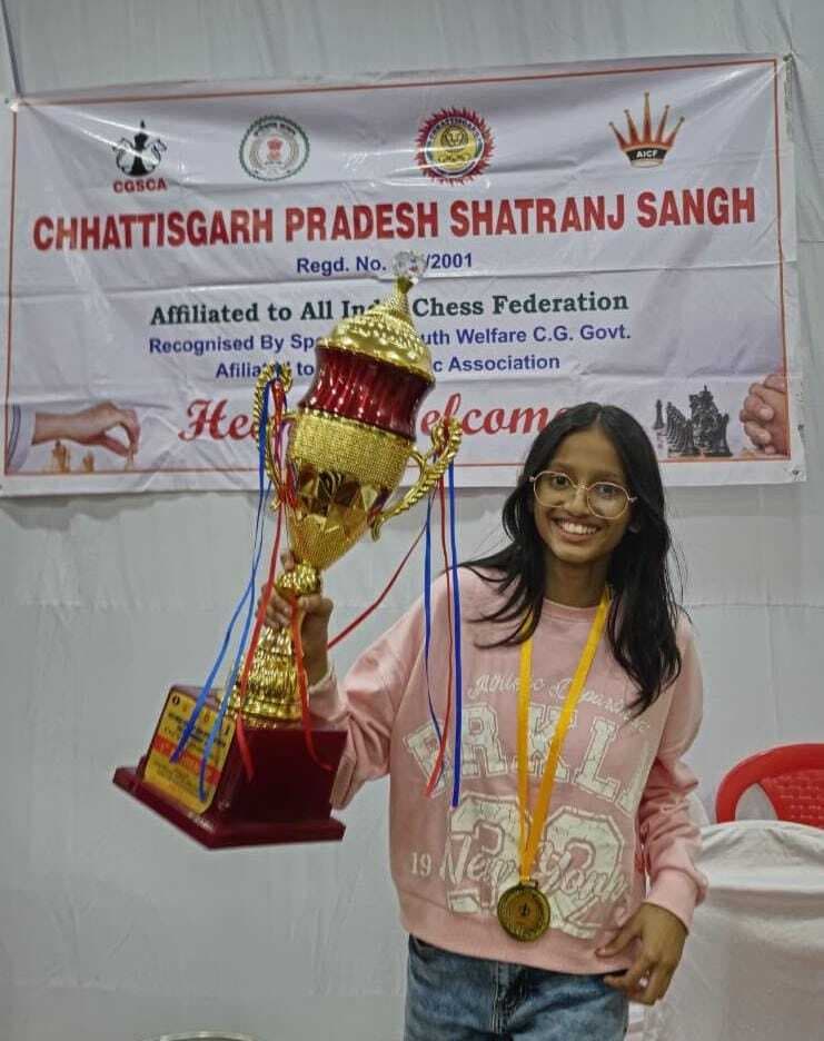 शतरंज : नाविका जायसवाल को मिला दूसरा स्थान