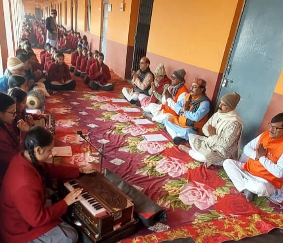 सरस्वती विद्या मंदिर का प्रांतीय टीम ने किया निरीक्षण