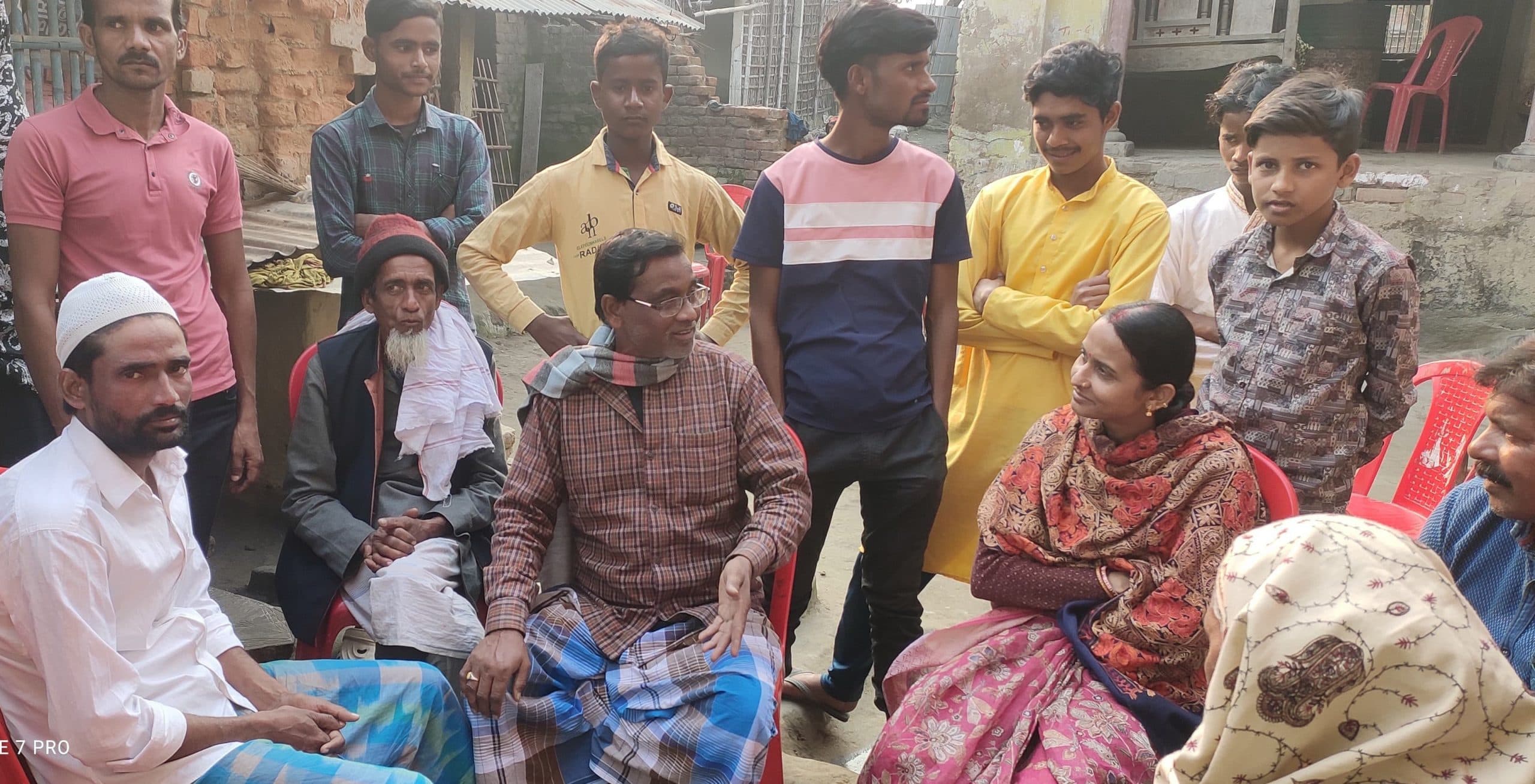 निधन पर जिला पार्षद ने दी श्रद्धांजलि