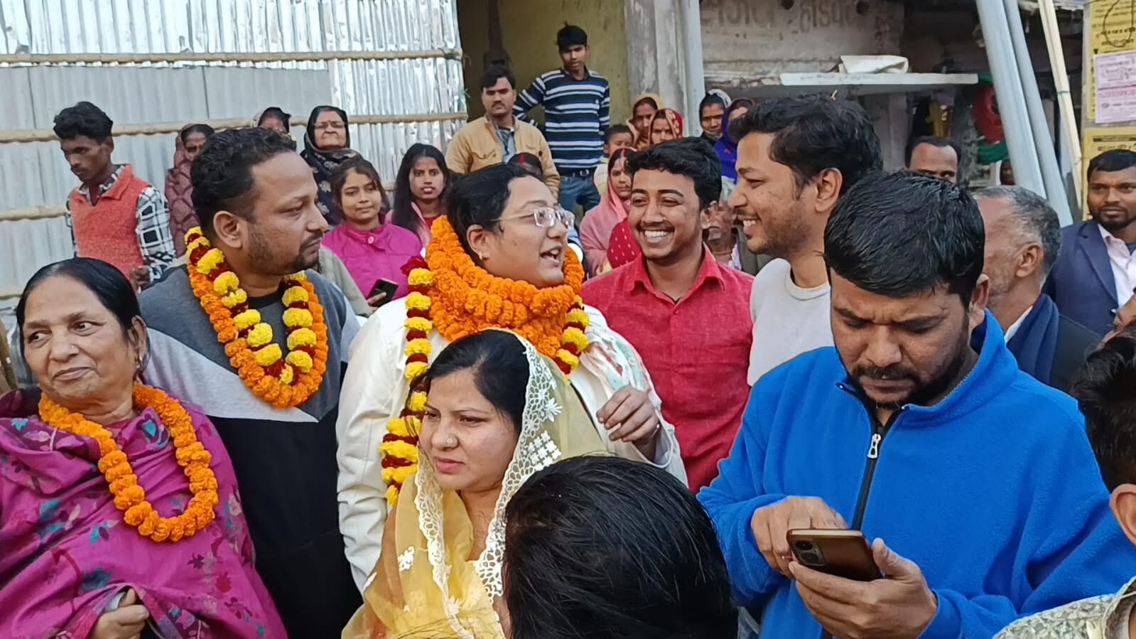 न्यायिक सेवा में चयनित गुलनाज का किया स्वागत