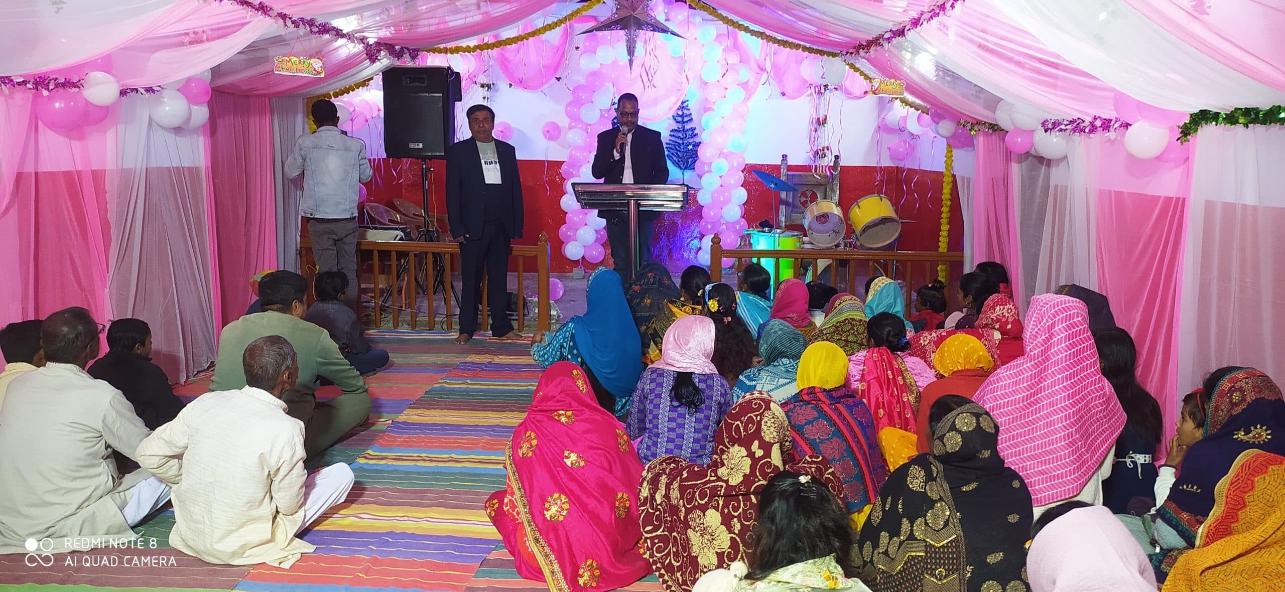 ट्रिनिटी एजी चर्च में मनाया गया क्रिसमस डे