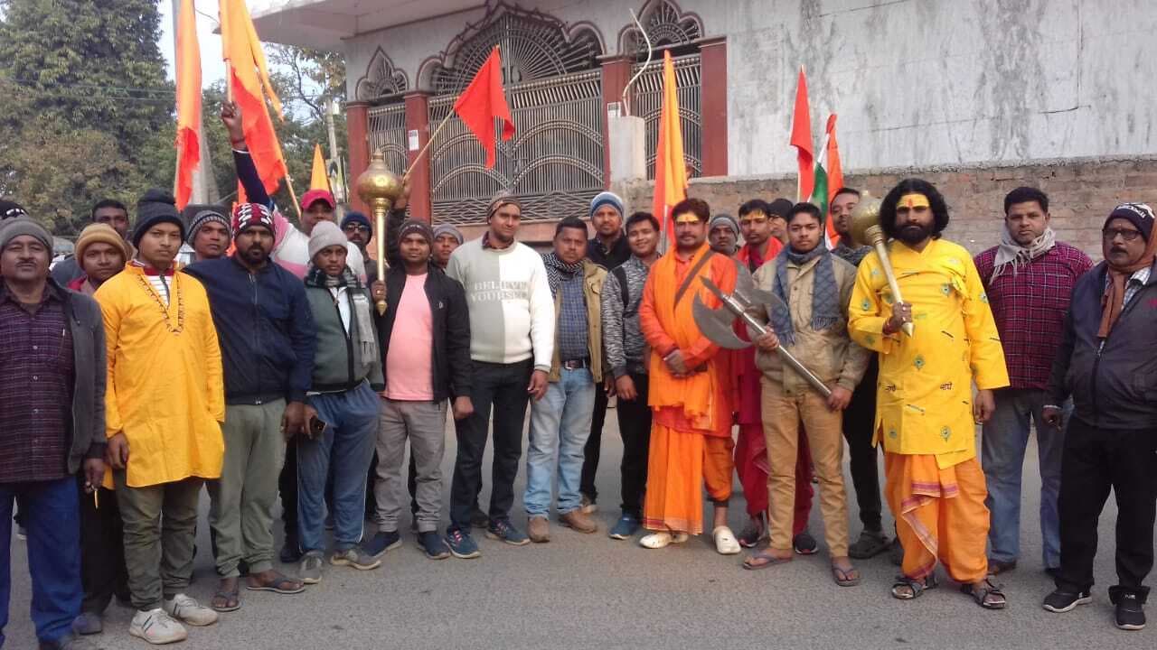 सनातन एकता पदयात्रा हजारीबाग से पहुंची देवीपुर