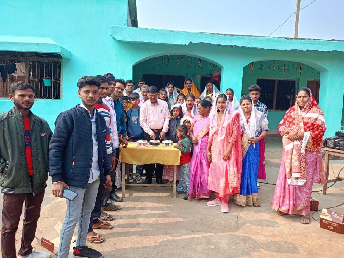 नारायणपुर में क्रिसमस पर चर्चों में हुई प्रार्थना