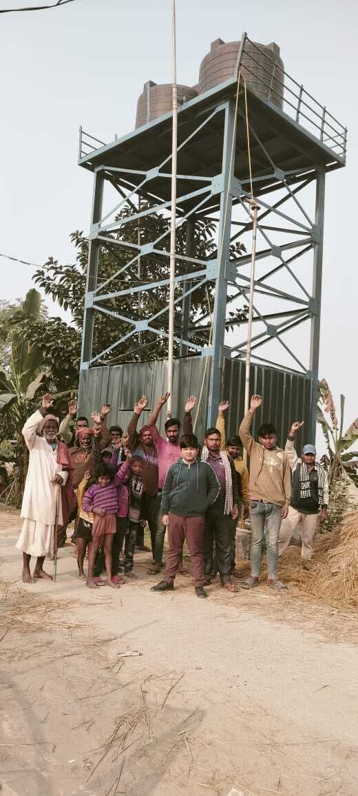 नल-जल योजना ठप, ग्रामीणों ने किया प्रदर्शन