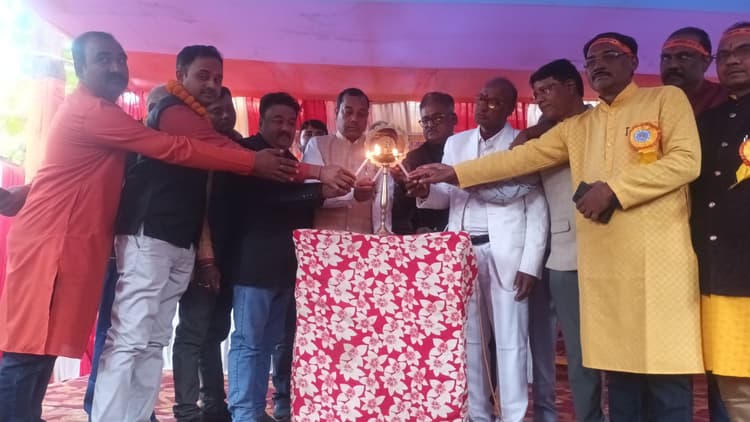 अहिवरण जयंती पर निकाली गयी शोभायात्रा