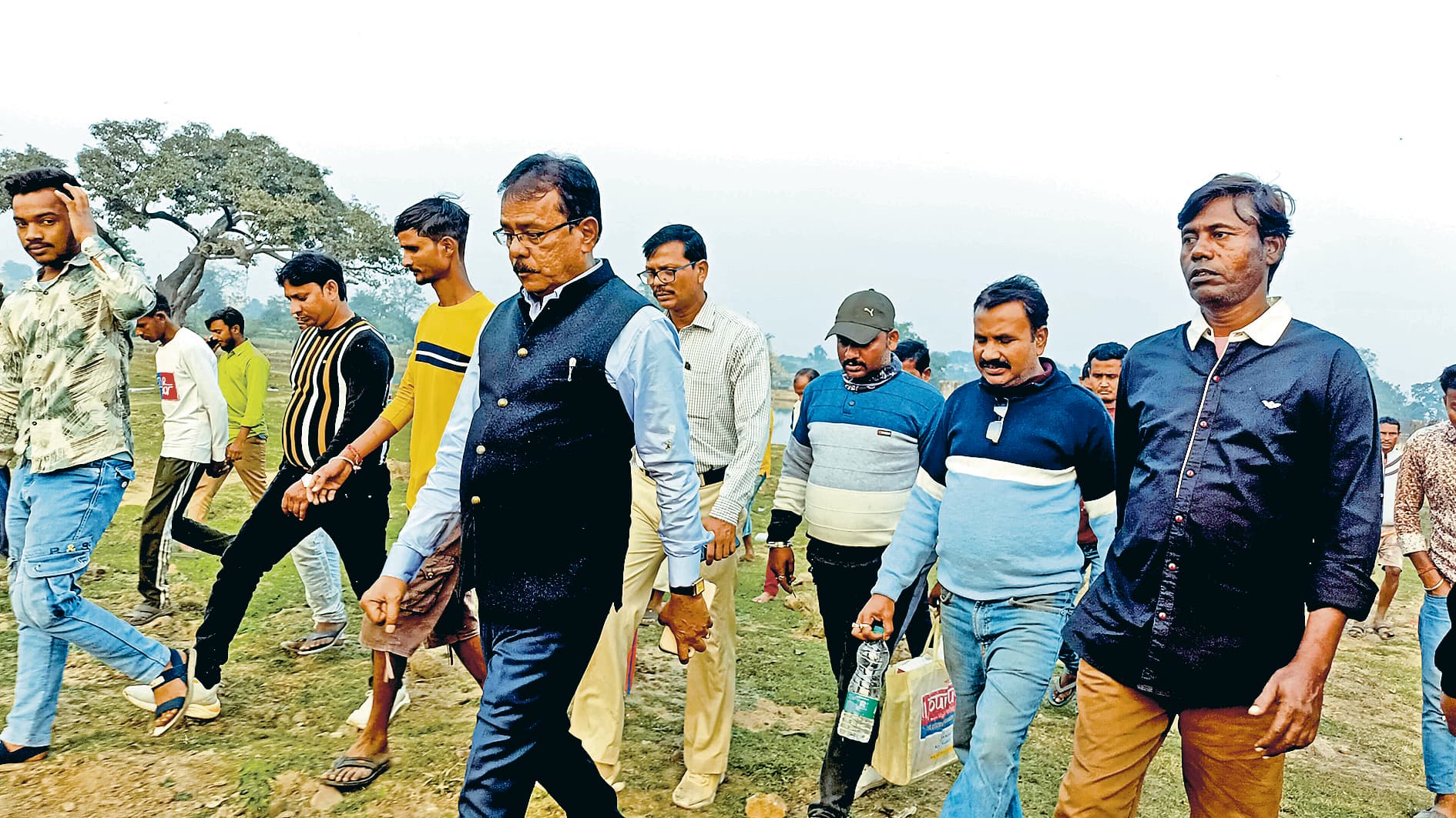 एमएमआइसी ने किया बरदही तालाब का निरीक्षण