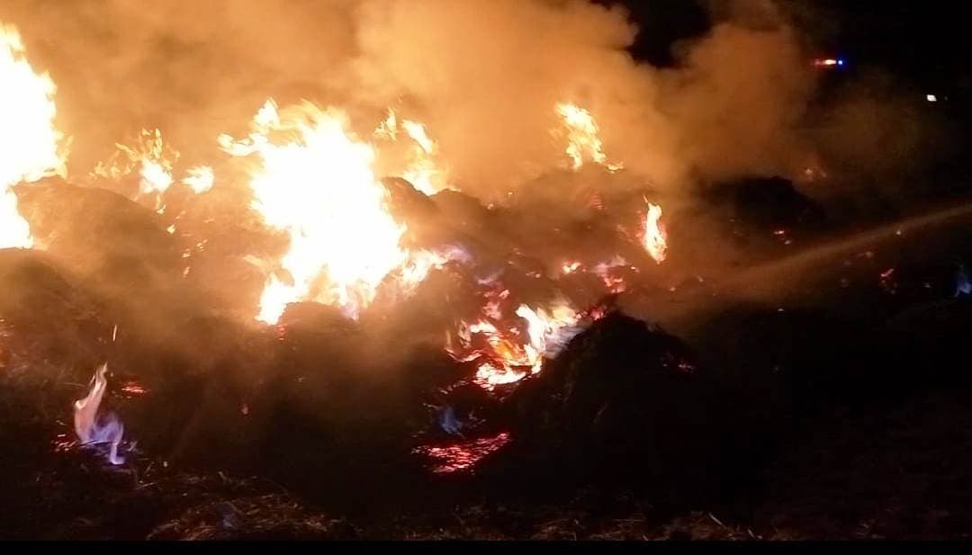 Aurangabad News : अगलगी में धान के दो हजार बोझे जले