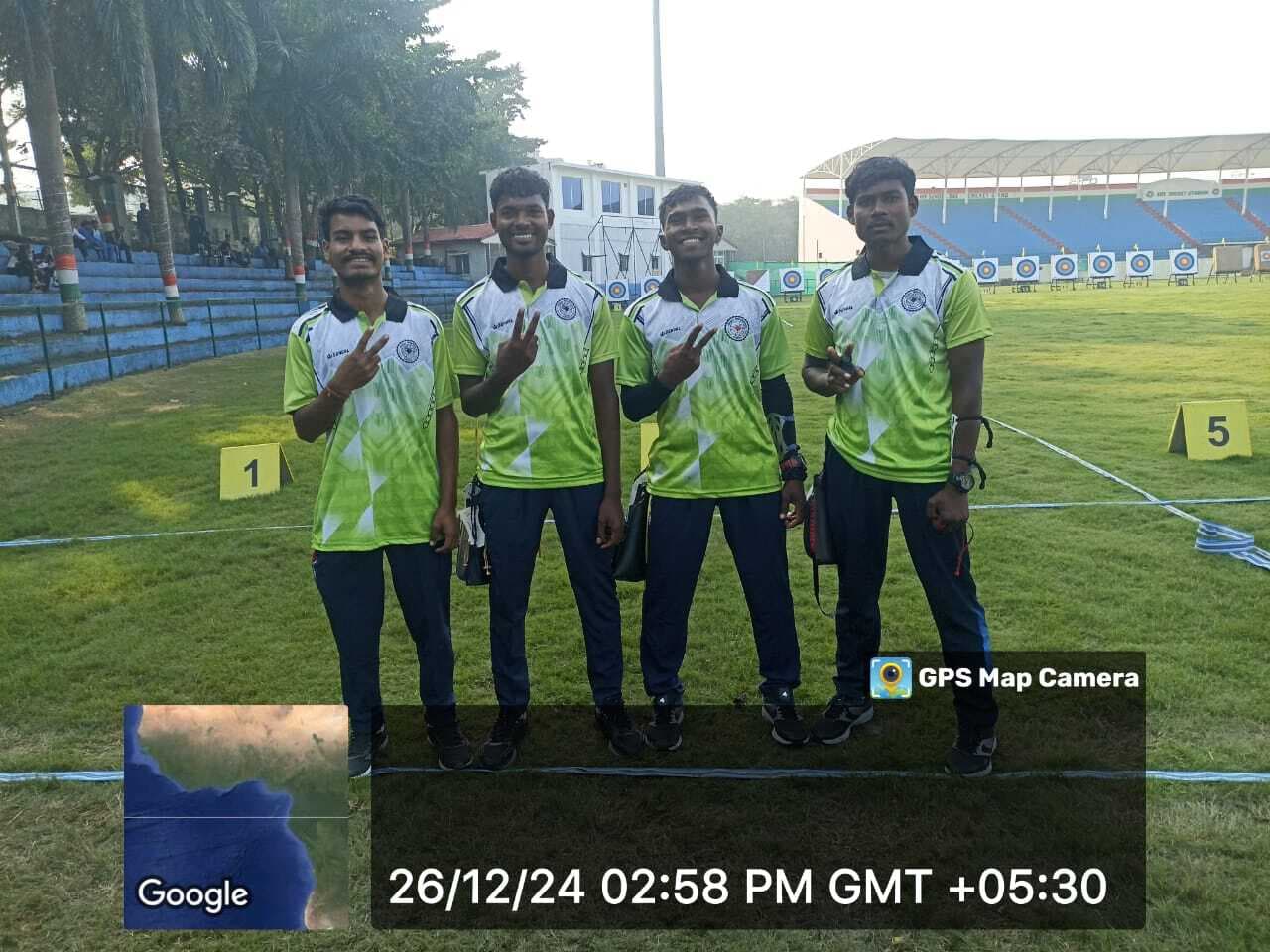 Chaibasa News : केयू की पुरुष आर्चरी टीम को मिला सिल्वर मेडल