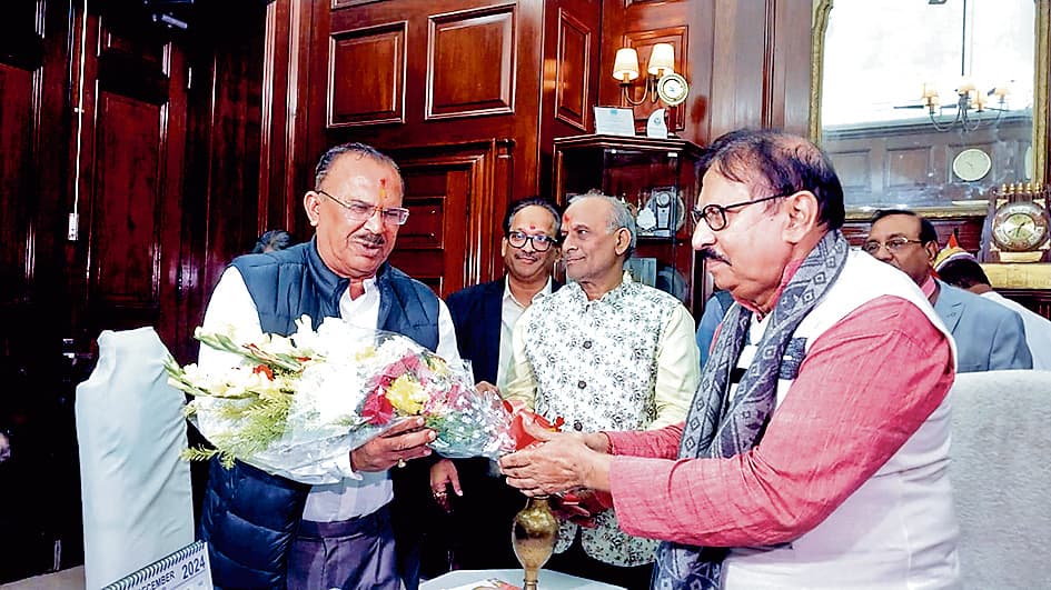 राजस्थान विधानसभा के अध्यक्ष ने बिमान बनर्जी से की मुलाकात