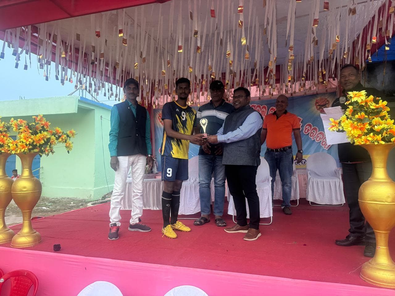 Chaibasa News : तारिणी कप फुटबॉल के फाइनल में पहुंचा डीएमएसएफ