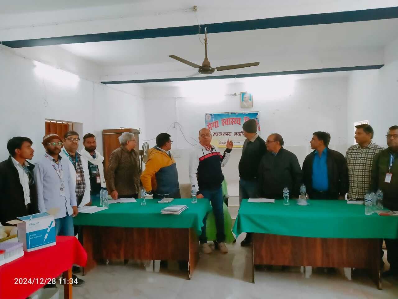 80 बंदियों का किया गया स्वास्थ्य परीक्षण