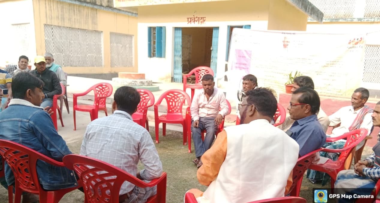 निस्ता में ग्राम सभा का किया गया आयोजन