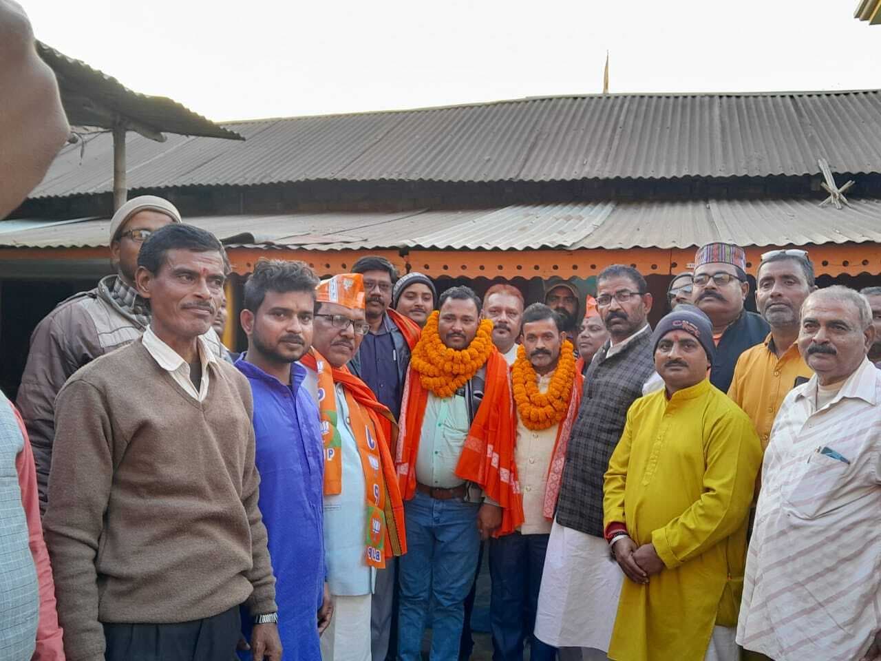 भाजपा मंडल अध्यक्ष का कार्यकर्त्ताओं ने किया स्वागत