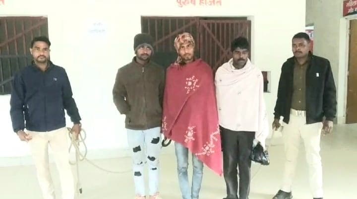 मोहिउद्दीननगर से पशु तस्करी व चोरी मामले को लेकर तीन गिरफ्तार