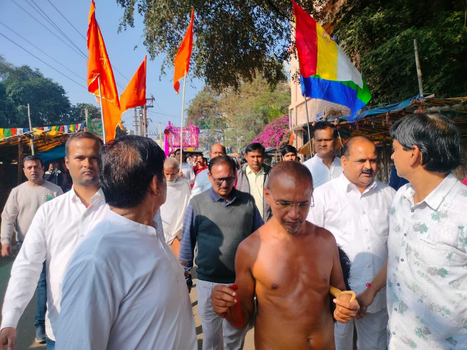 जैन मुनि सुयश सागर का खूंटी में स्वागत