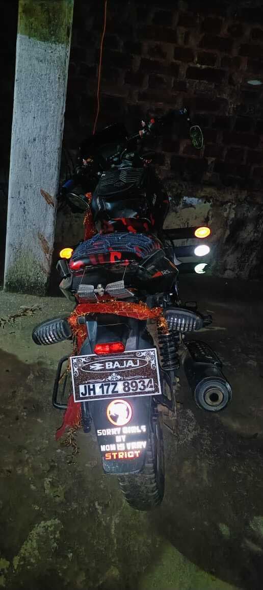 वाहन जांच के दौरान चोरी की बाइक बरामद