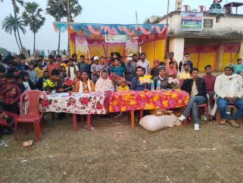 महागामा के जटहरीडीह गांव में तीन दिवसीय फुटबाल टूर्नामेंट का समापन