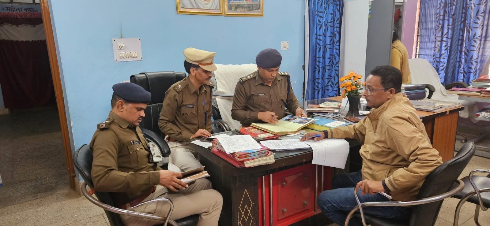 एसडीपीओ ने थाने का किया निरीक्षण