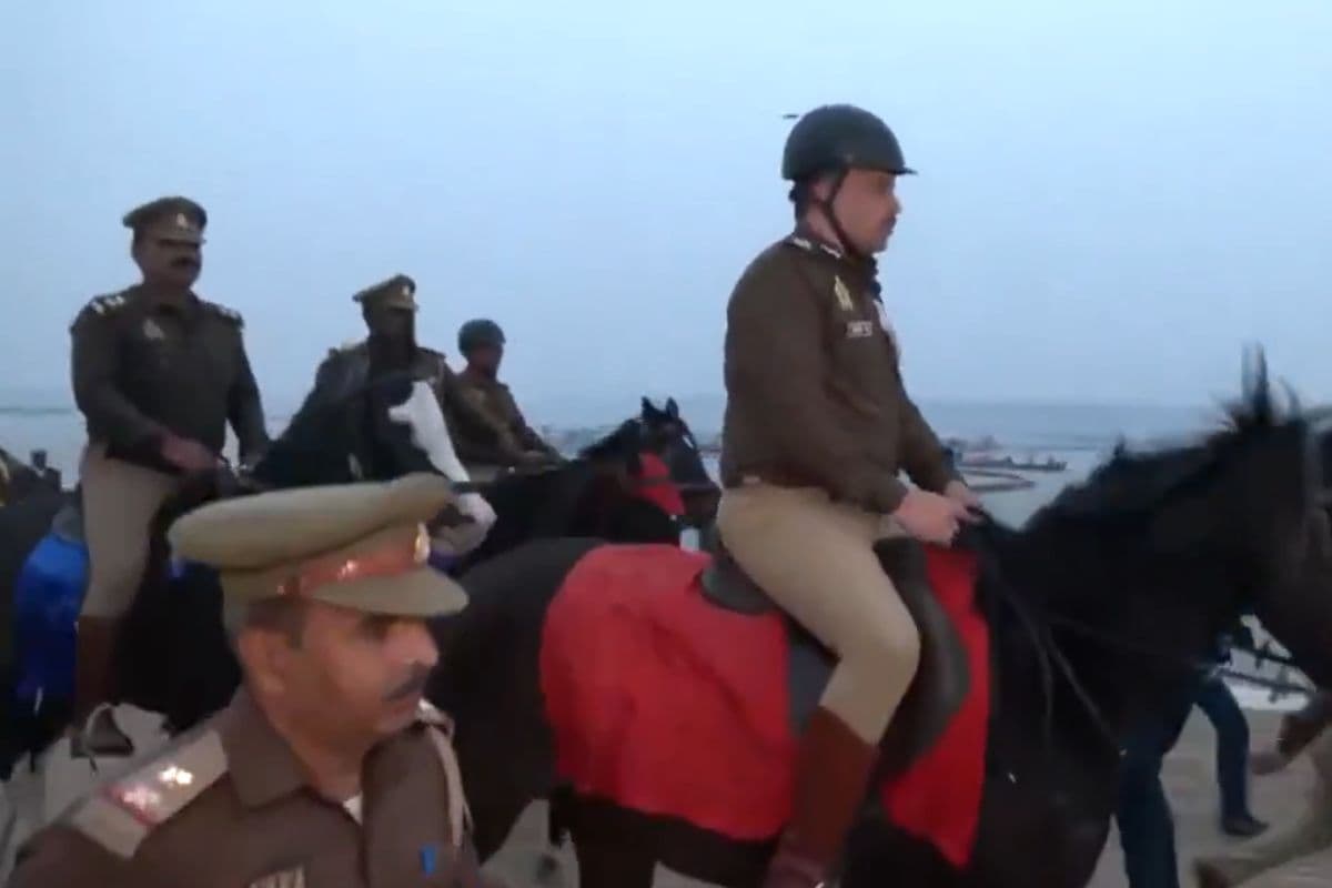 महाकुंभ मेला 2025 पर रहेगी 'तीसरी आंख' की नजर, घोड़ों से जवान करेंगे गश्त