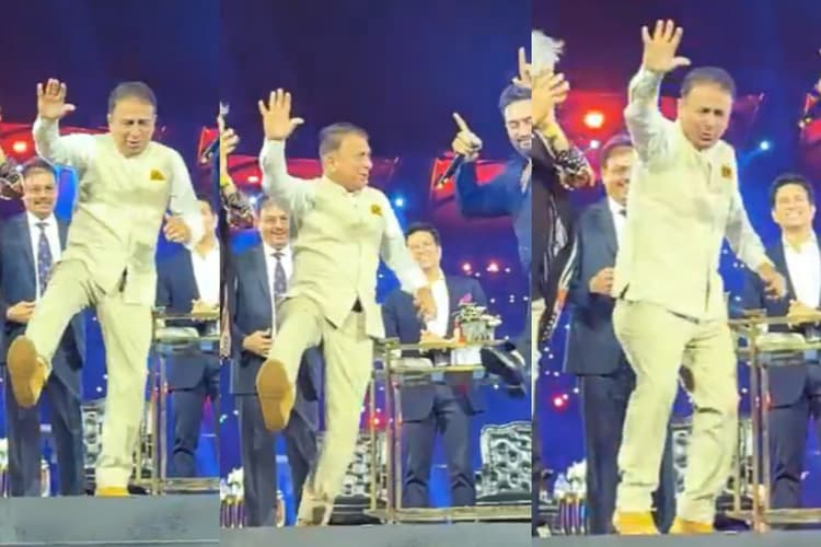 सचिन ने गाया गाना, बिंदास थिरके सुनील गावस्कर, दिग्गजों का जबरदस्त अंदाज, Video