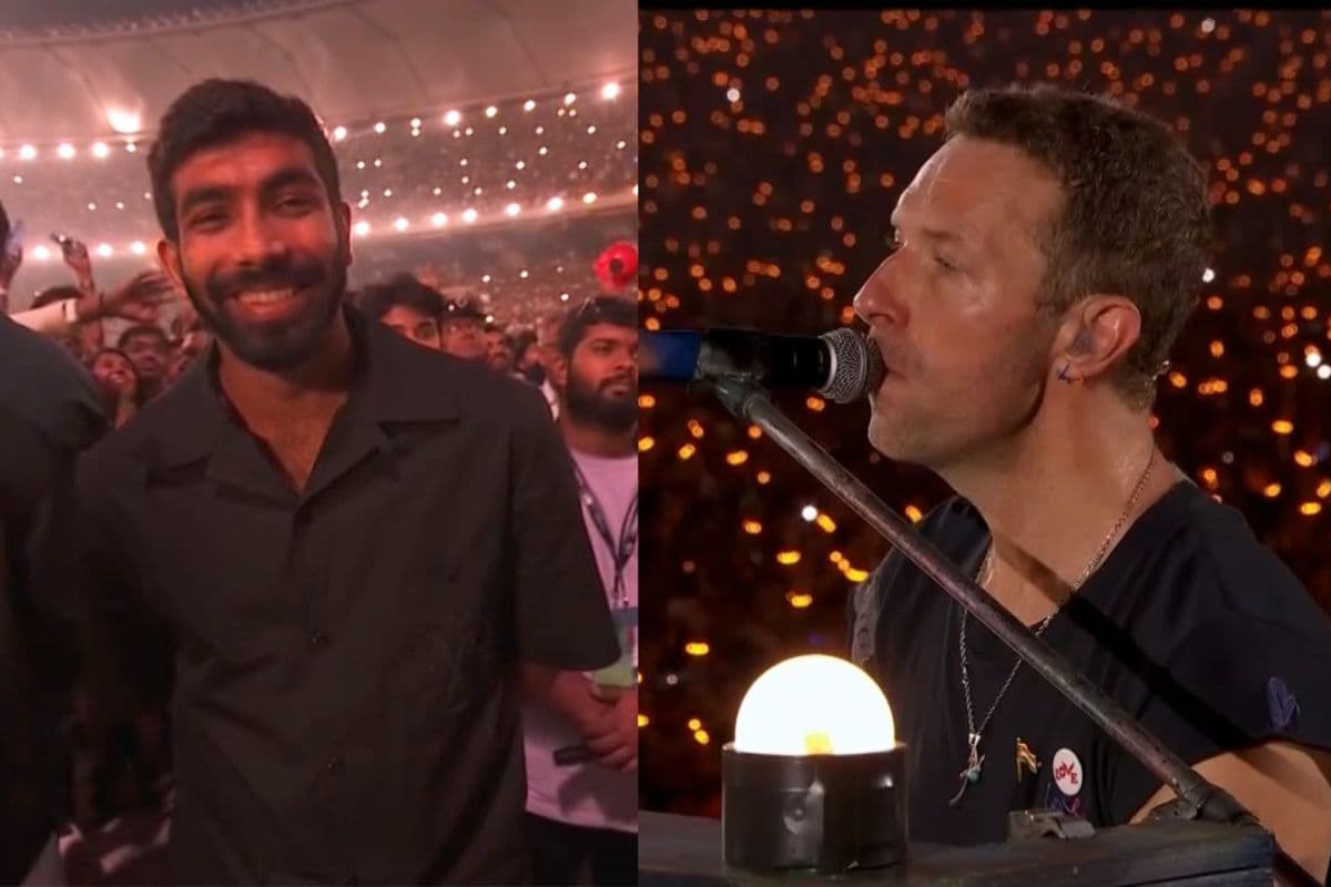 कोल्डप्ले के कंसर्ट में दिखे जसप्रीत बुमराह, बैंड ने क्रिकेटर के लिए गाया स्पेशल गाना, देखें Video 