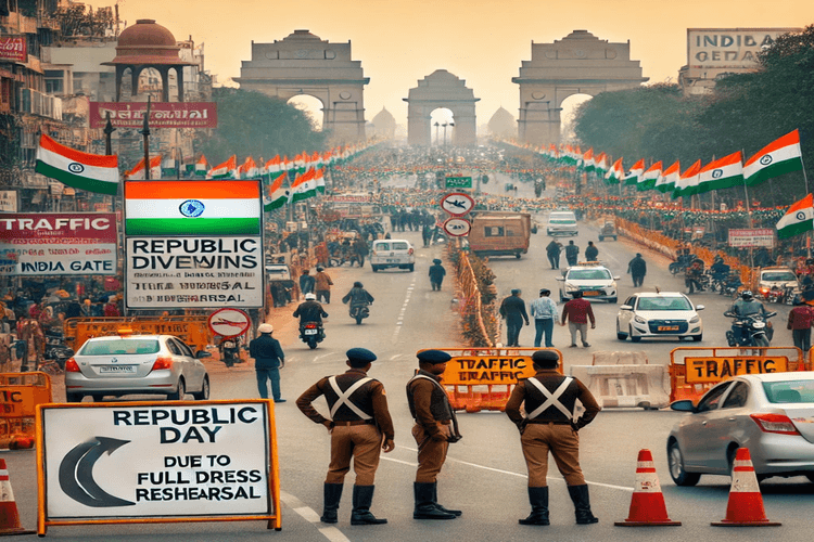 गणतंत्र दिवस परेड 2025, जानिए 23 और 26 जनवरी के लिए ट्रैफिक एडवाइजरी और वैकल्पिक मार्ग